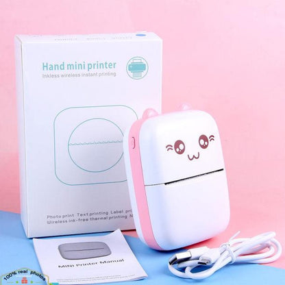 Portable Mini Pocket Printer BT Thermal Printer | 🖨️ Print On-the-Go with Ease! 🌟